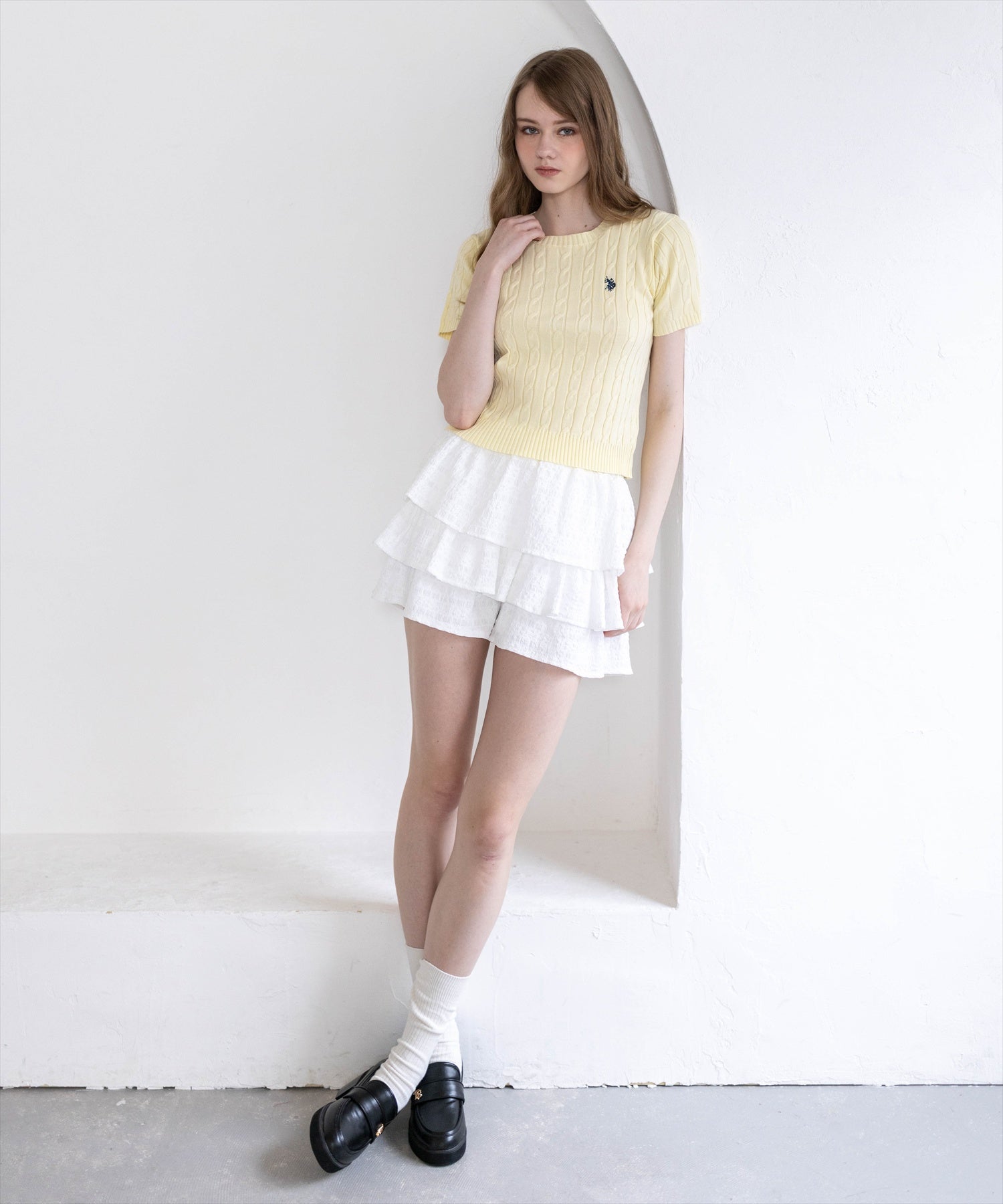 175cm/クリームイエロー着用