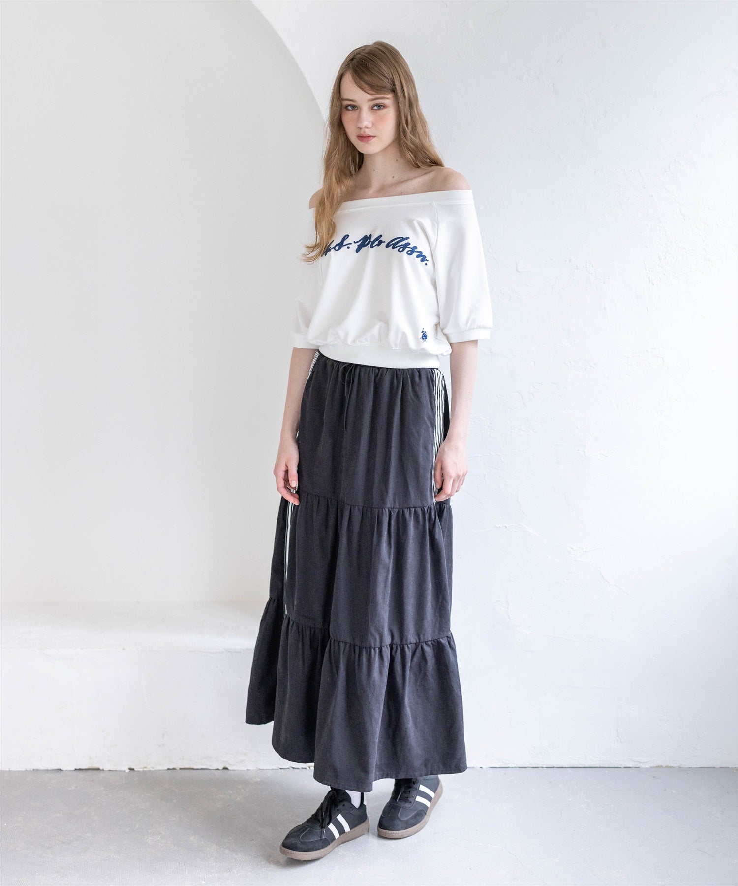 175cm/オフホワイト着用