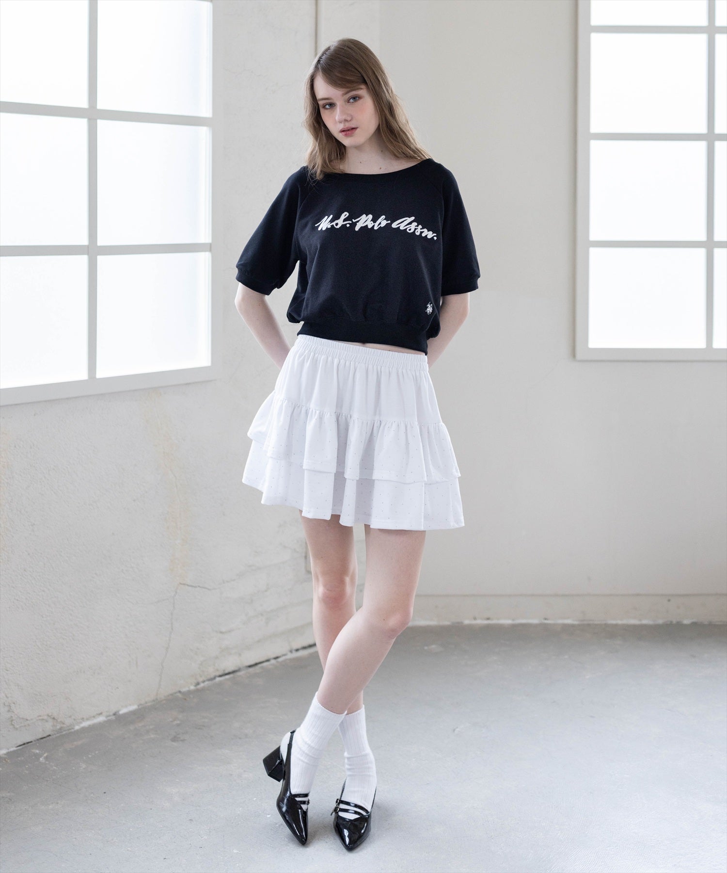 175cm/ブラック着用