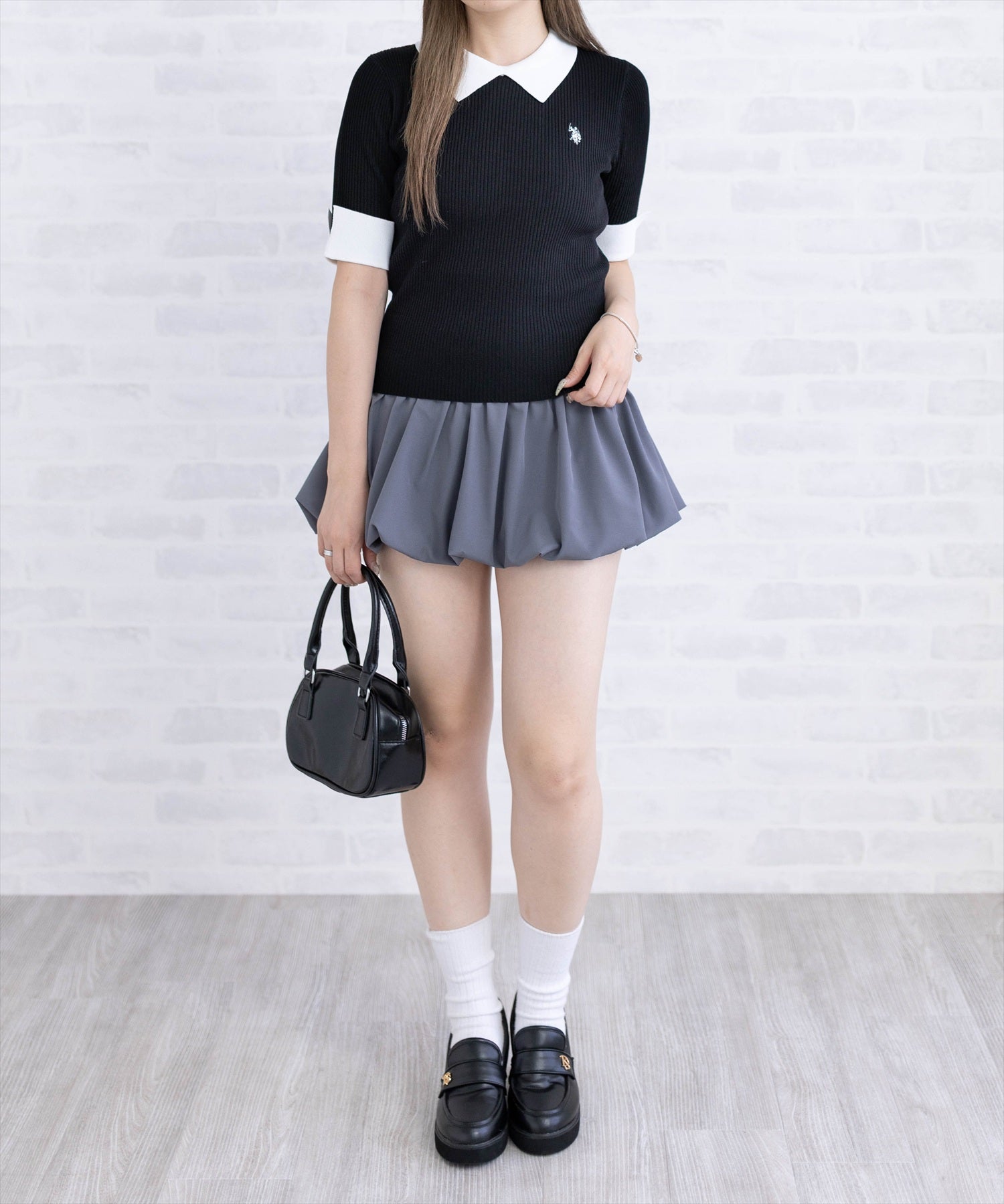 160cm/ブラック着用