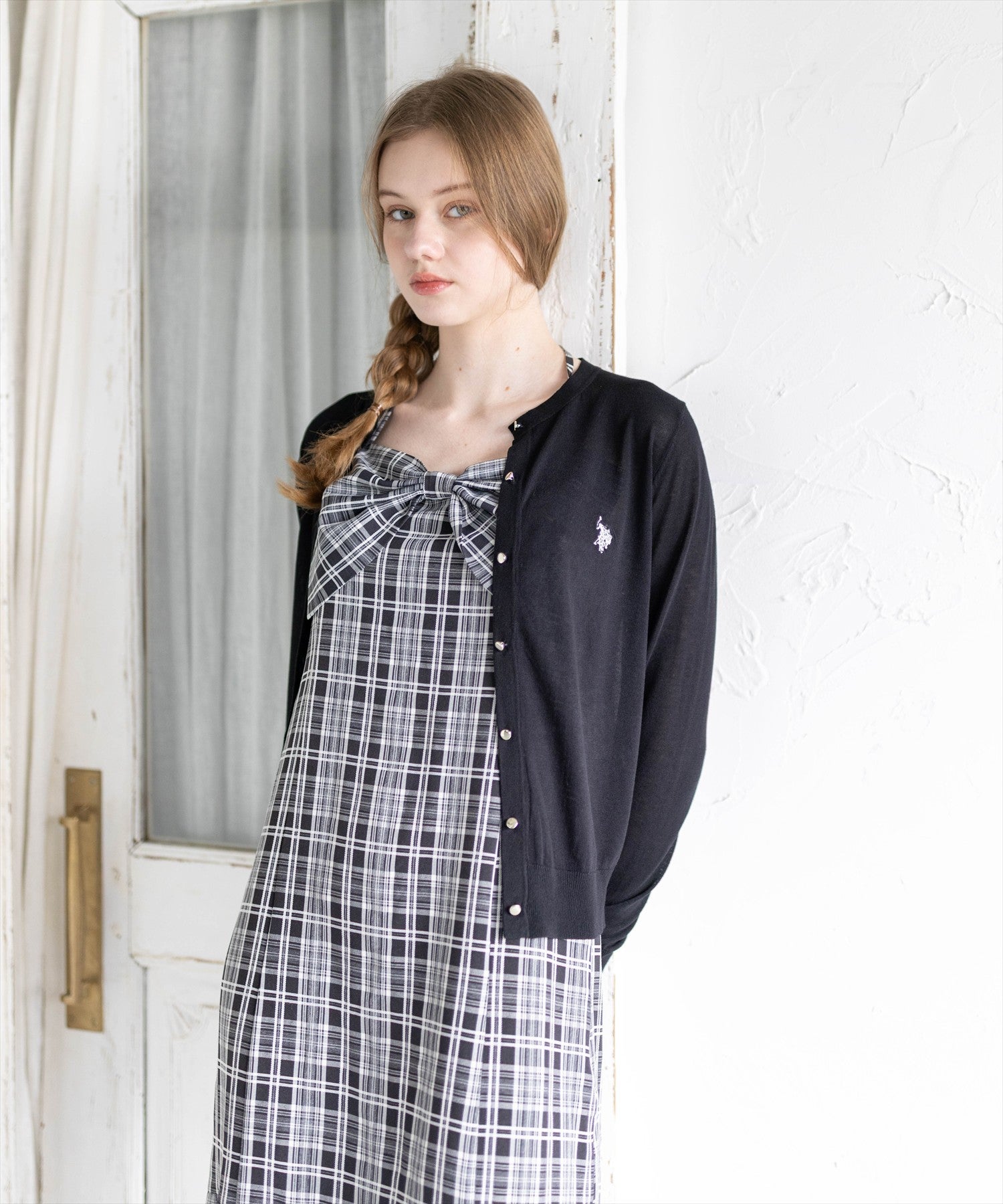 U.S. POLO ASSN. シアーカーディガン レディース｜コンパクト丈