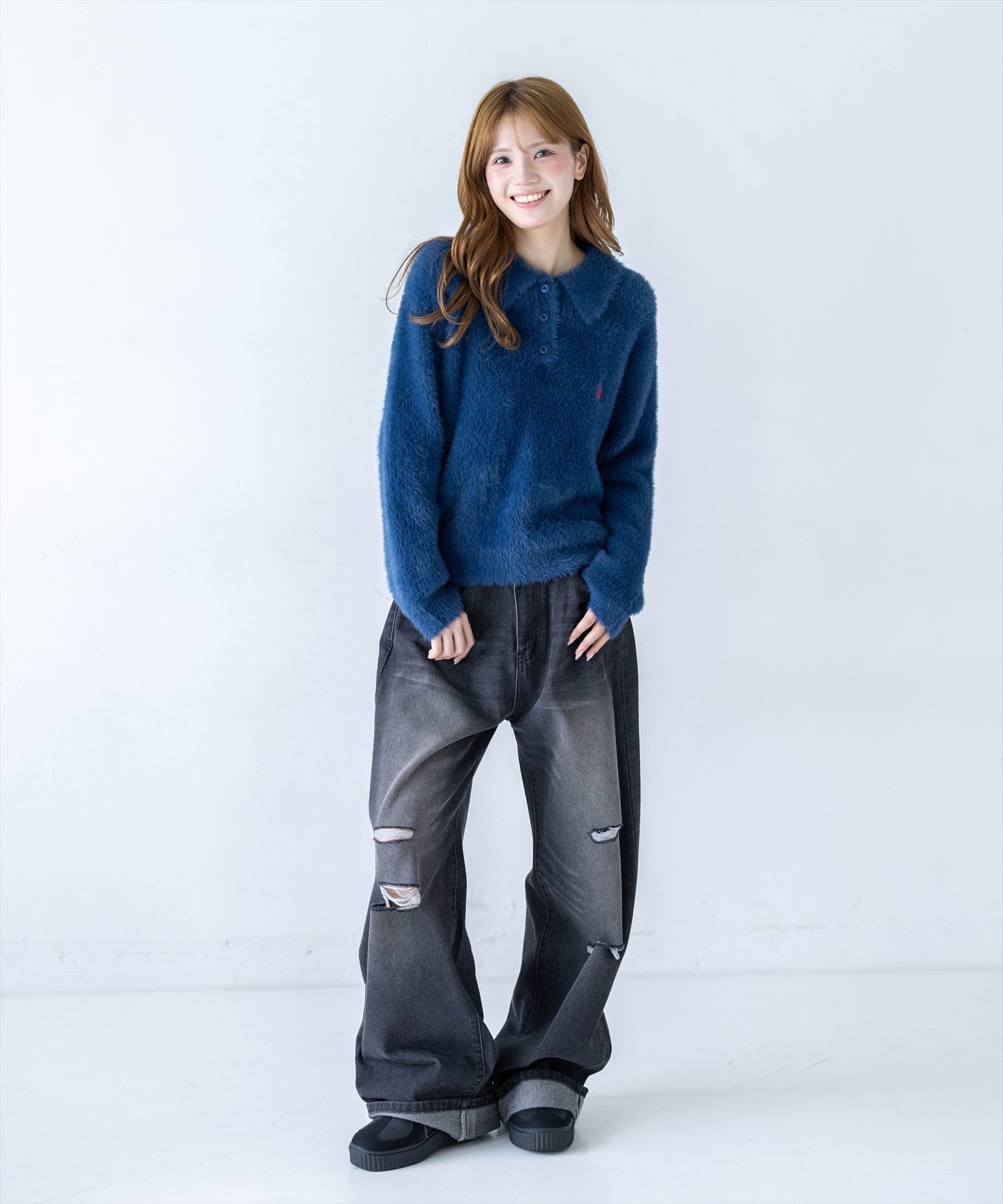 161cm/ブラック着用