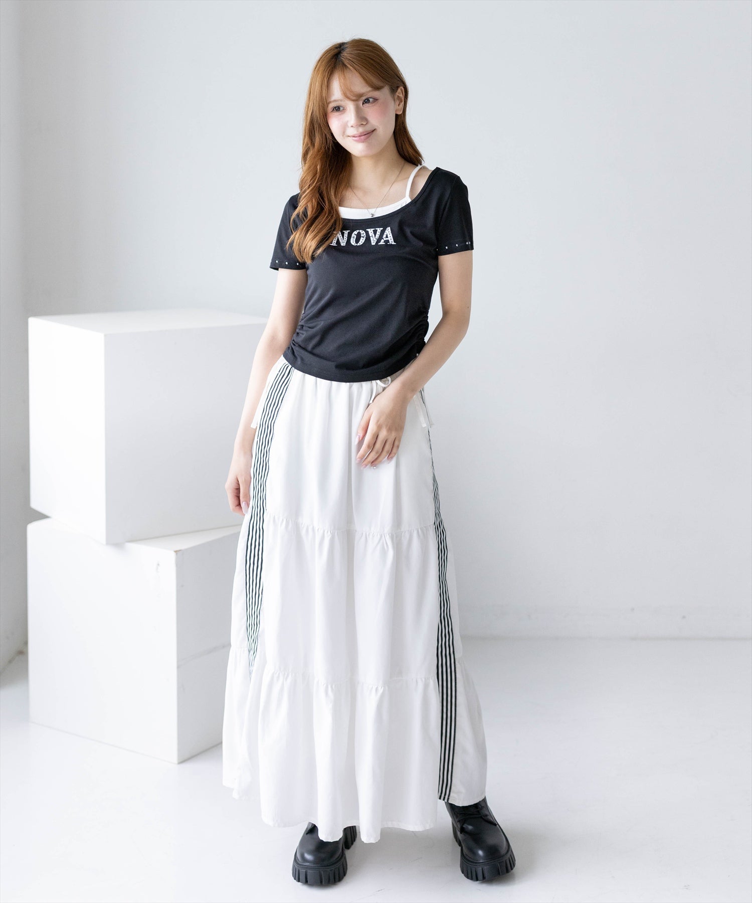 161cm/ブラック着用