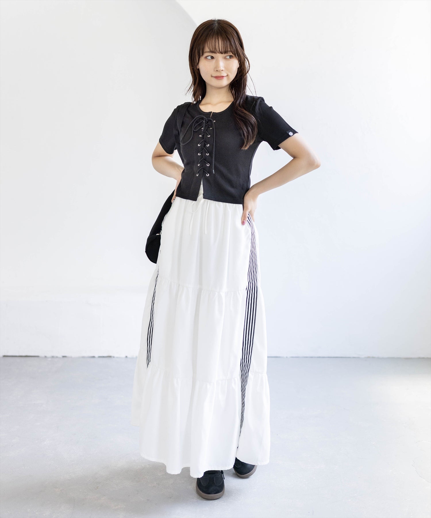162cm/ブラック着用