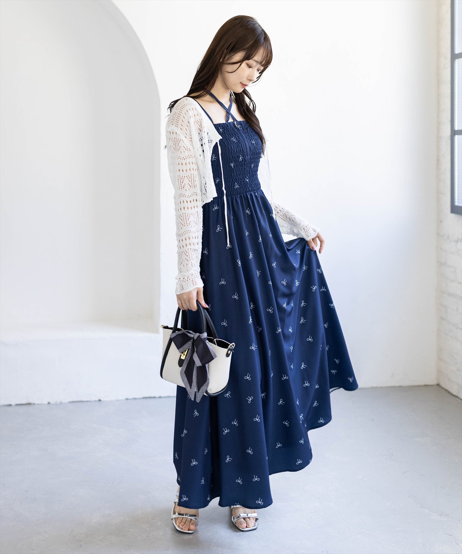 162cm/ブラック着用