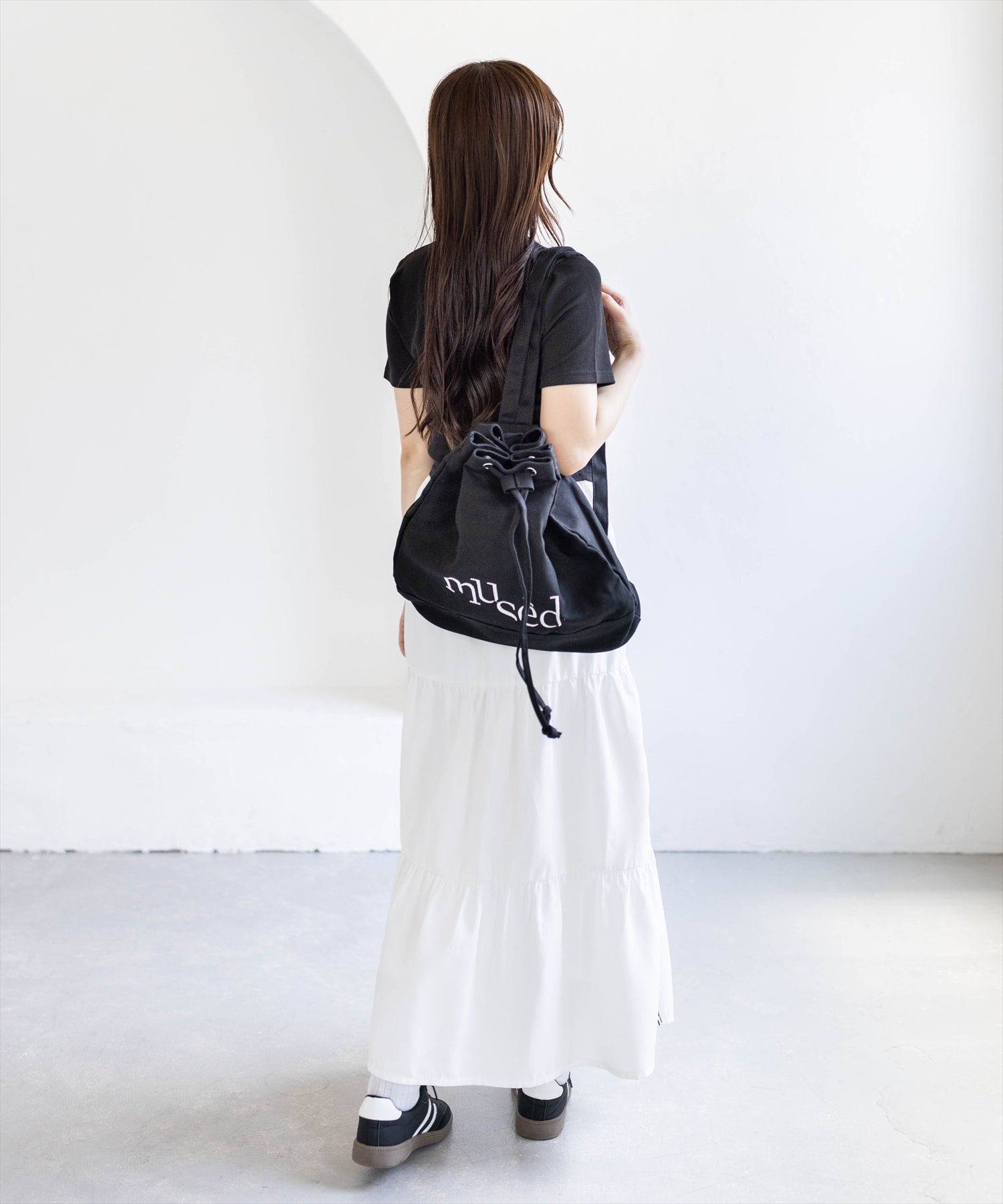 162cm/ブラック着用