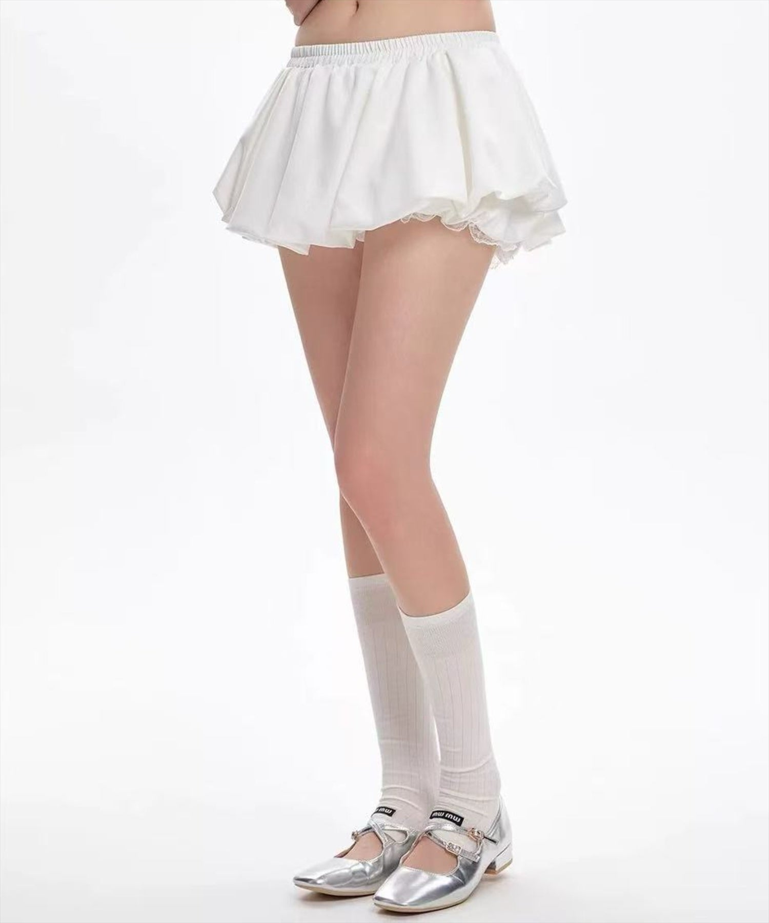 STAY MOTION≪WEB限定≫パンプキンレースパンツスカート[ST1180