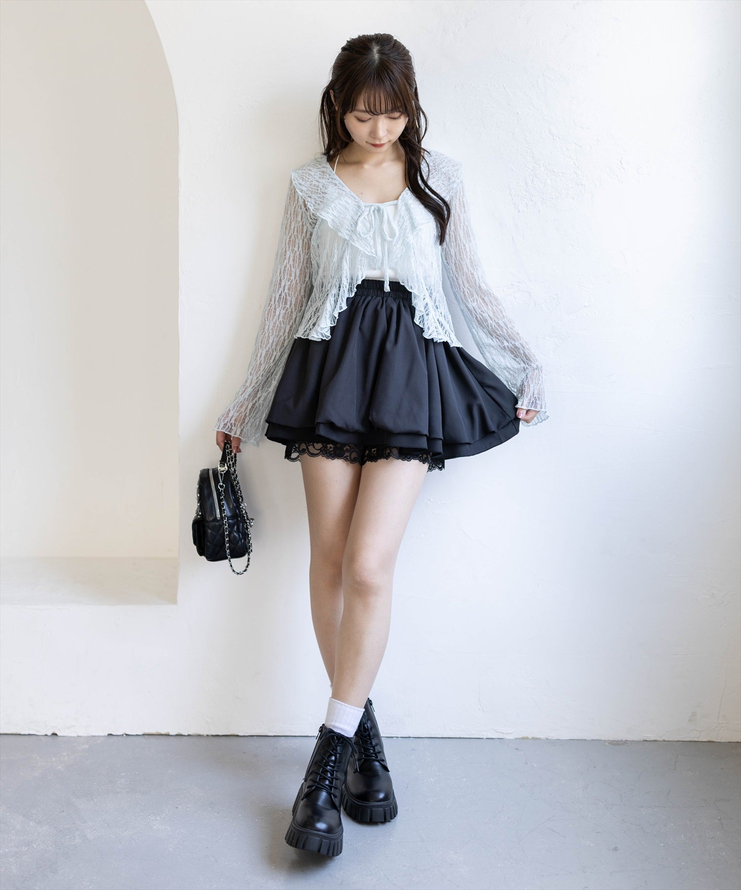 162cm/ブラック着用