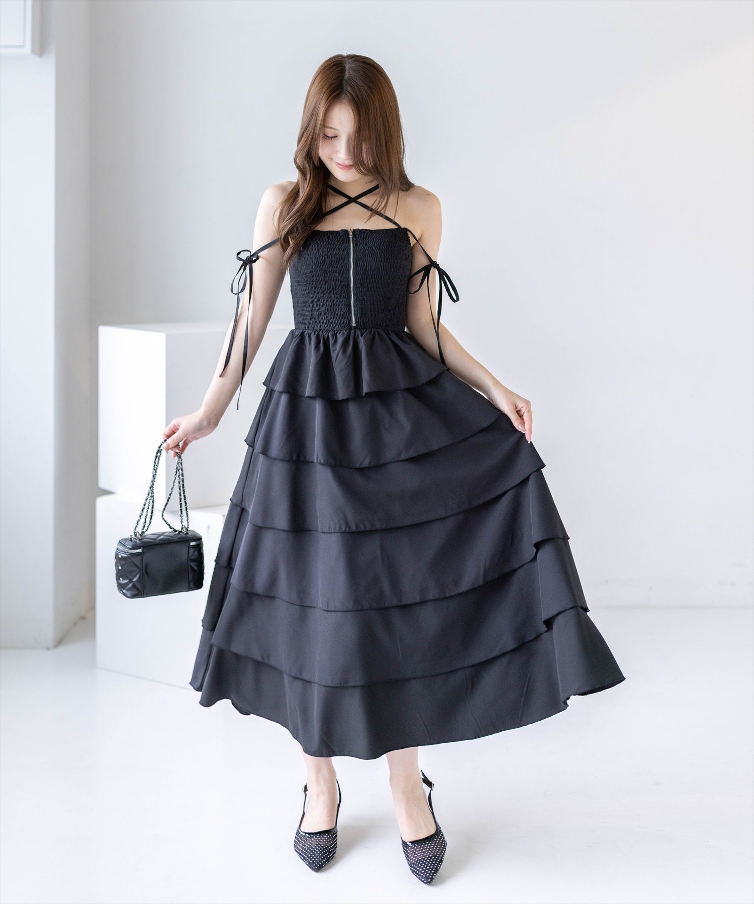 163cm/ブラック F着用