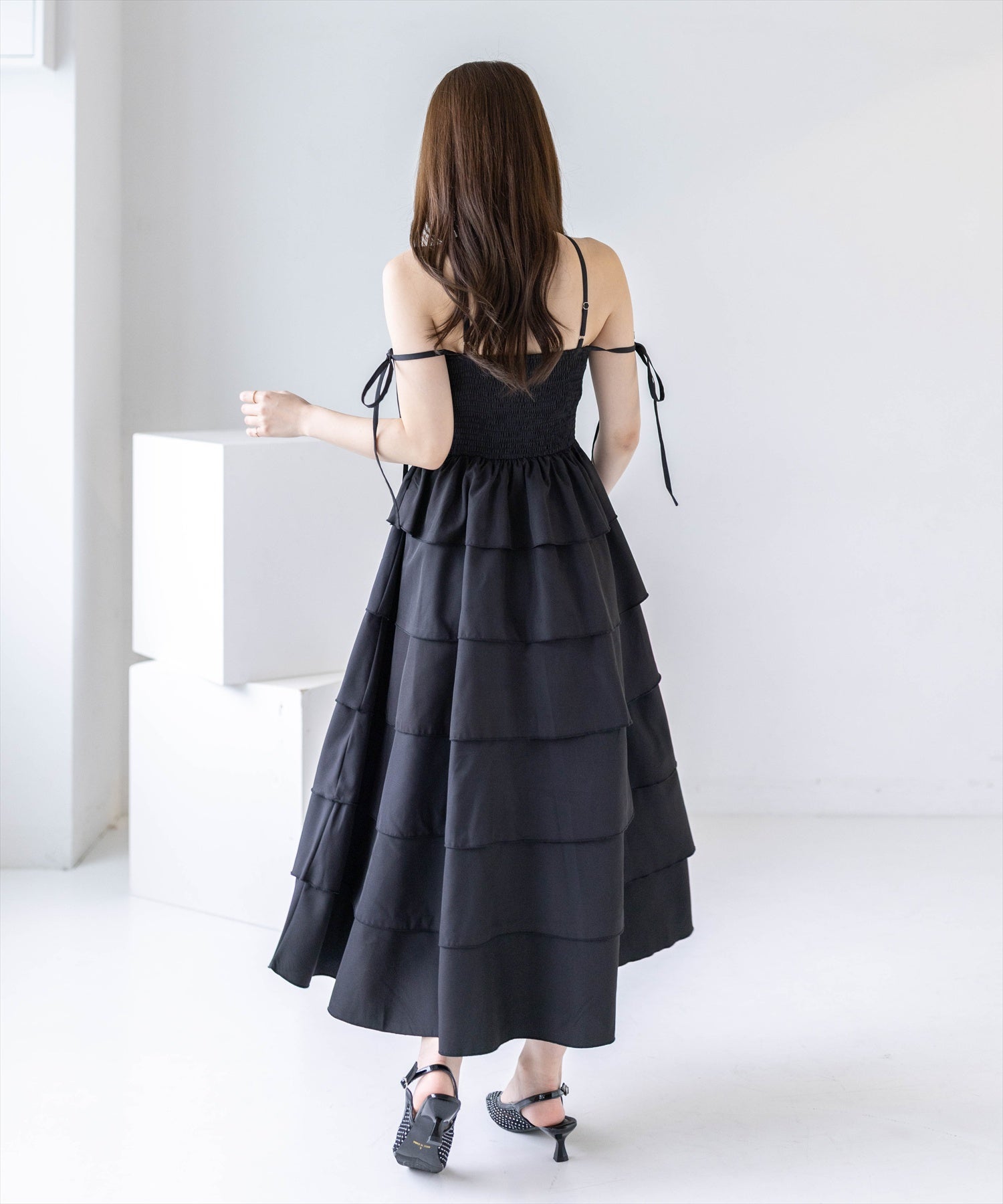 clear≪新作≫サイドリボンティアードワンピース[CL9972] | レディース