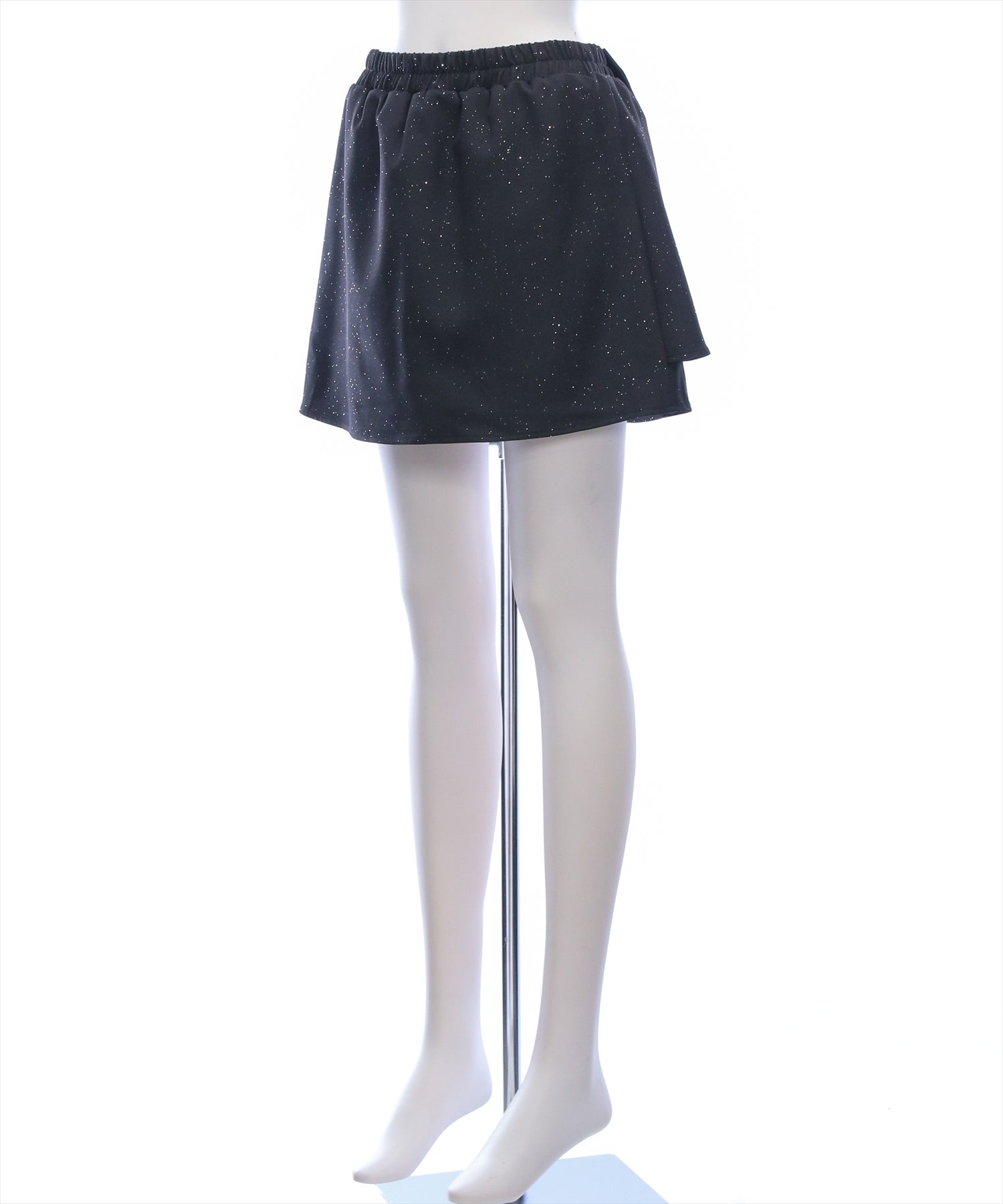 clear≪新作≫バックリボンラメフレアミニスカート[CL9999