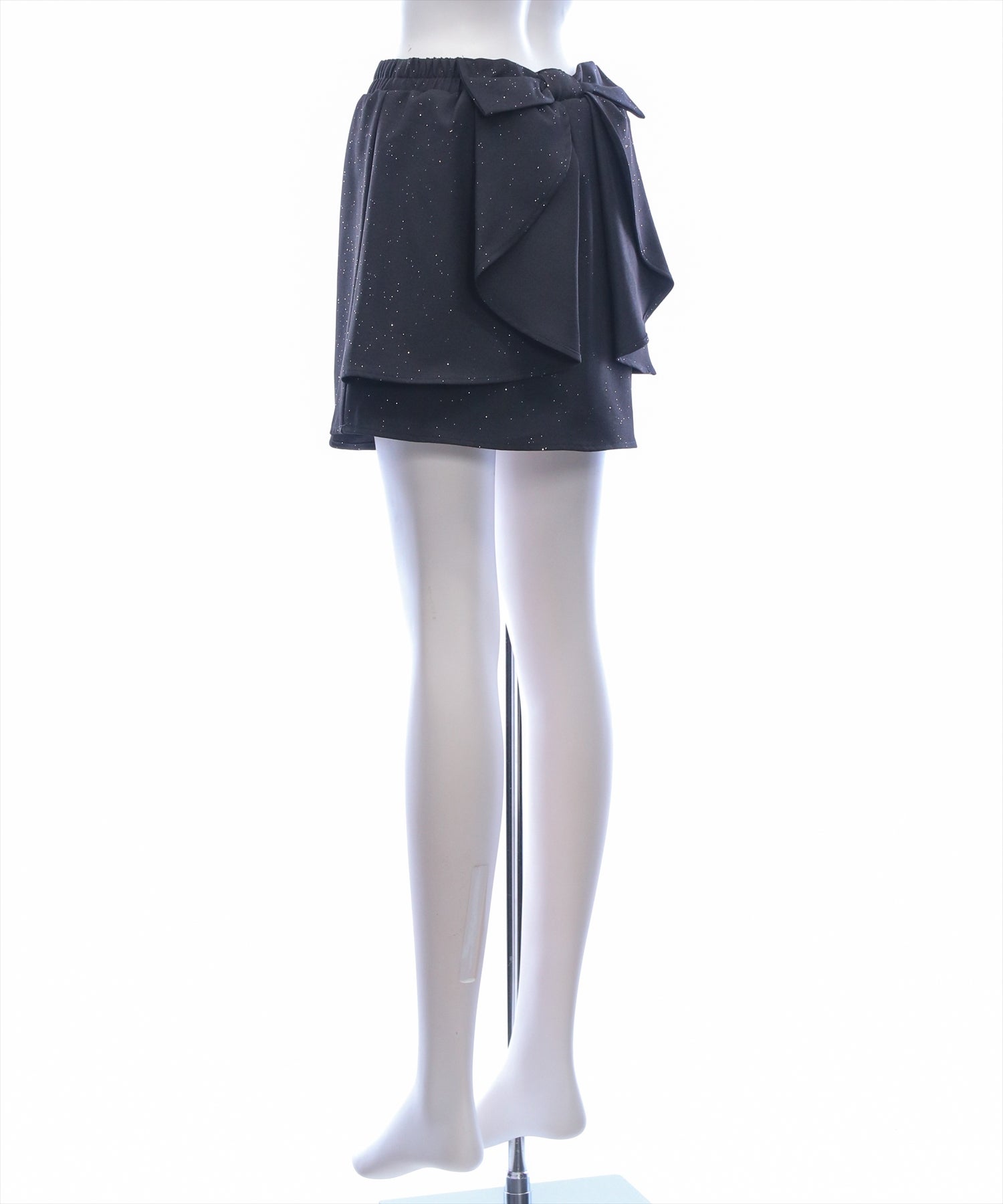 clear≪新作≫バックリボンラメフレアミニスカート[CL9999