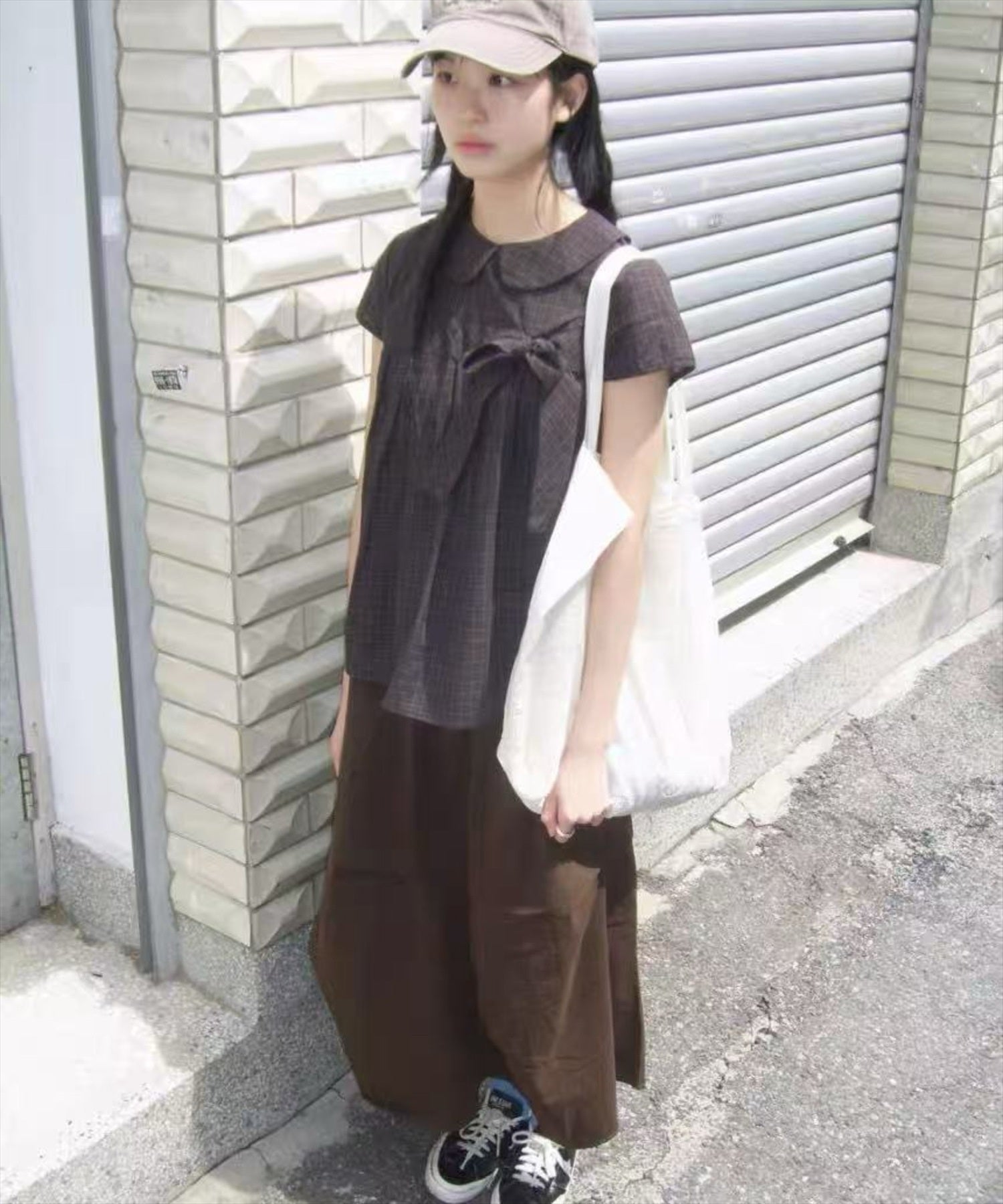 ダークブラウン着用
