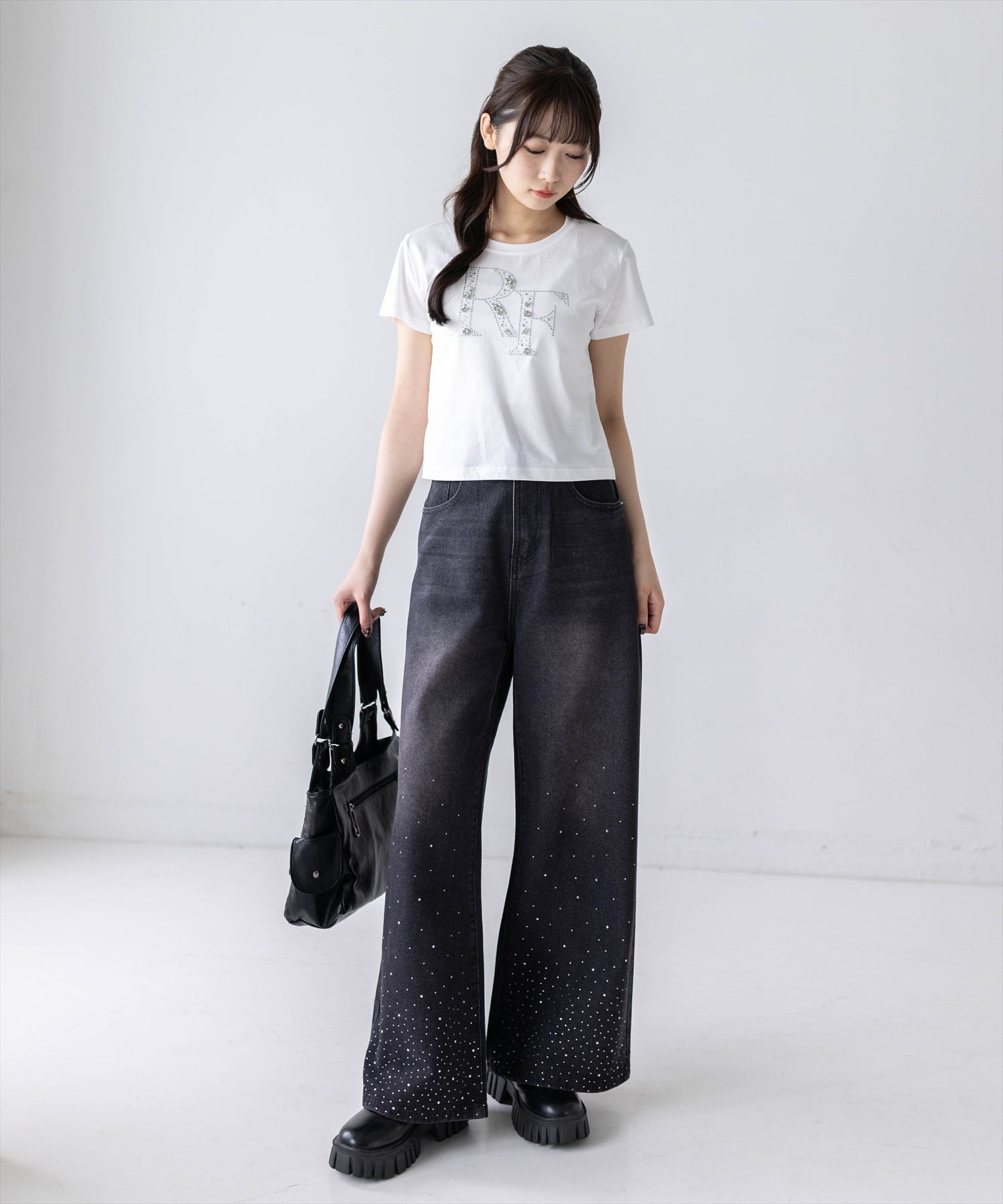 162cm/ブラック着用