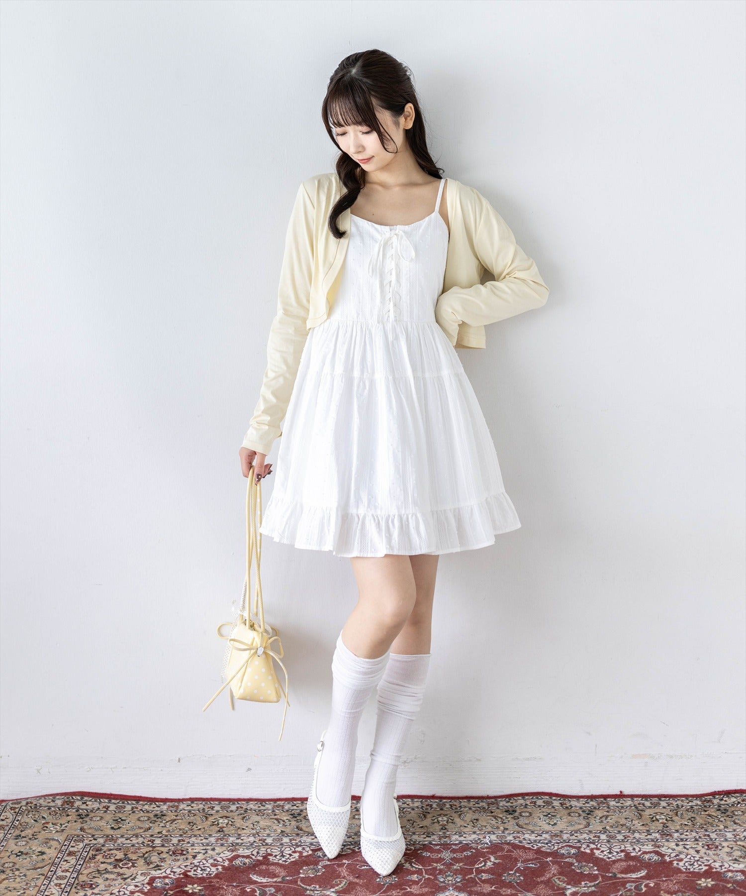 162cm/クリームイエロー着用