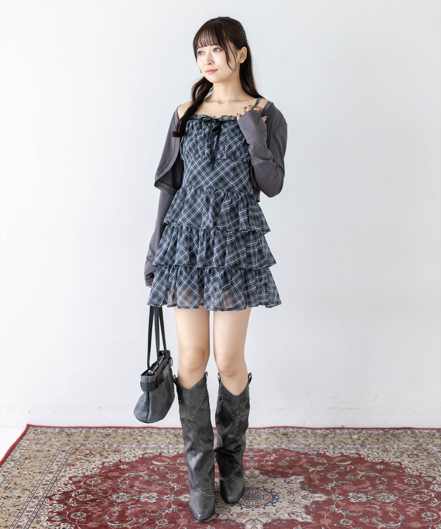 clear≪新作≫接触冷感サムホール付きボレロ 速乾/UVカット機能付き