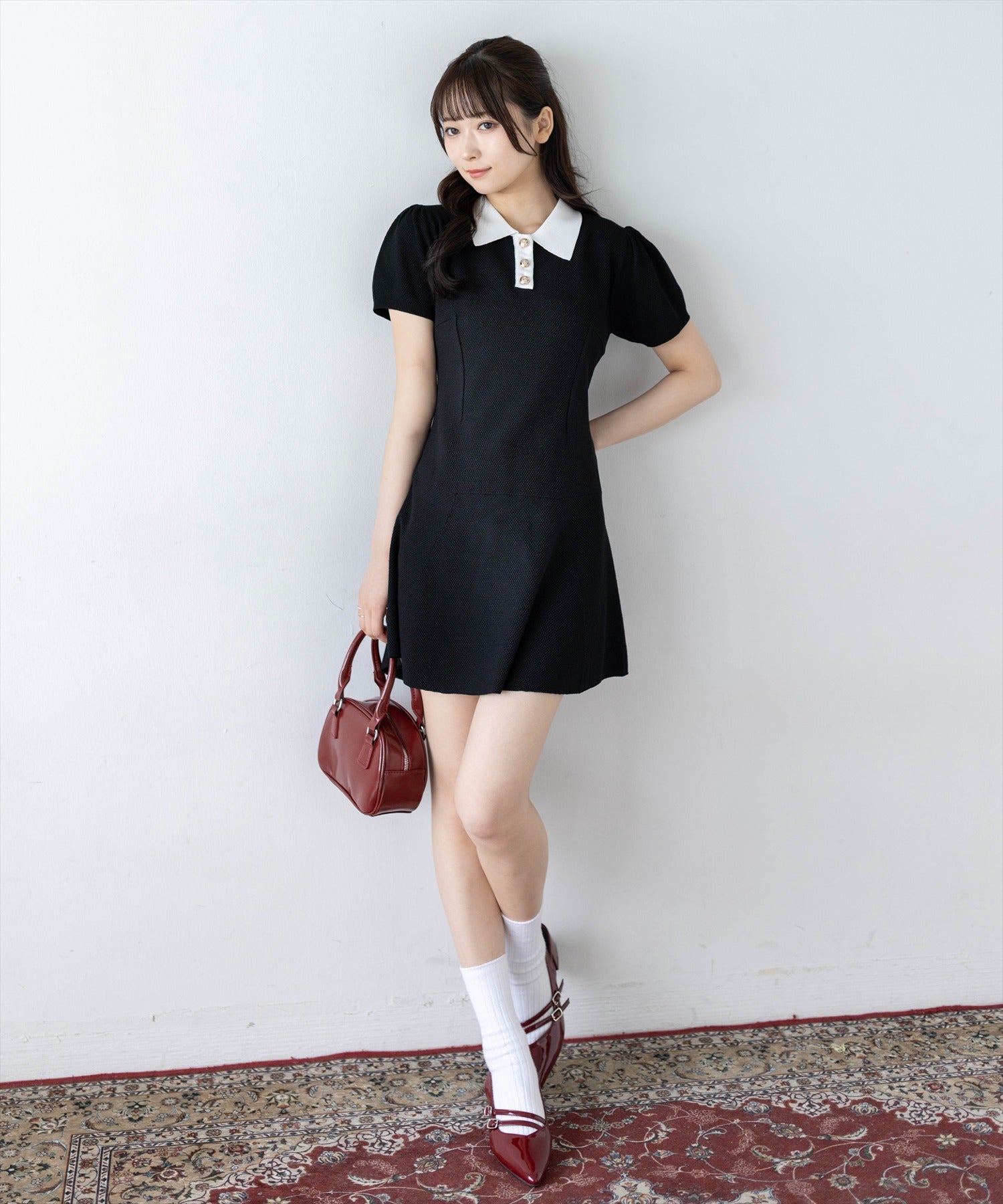 162cm/ブラック着用