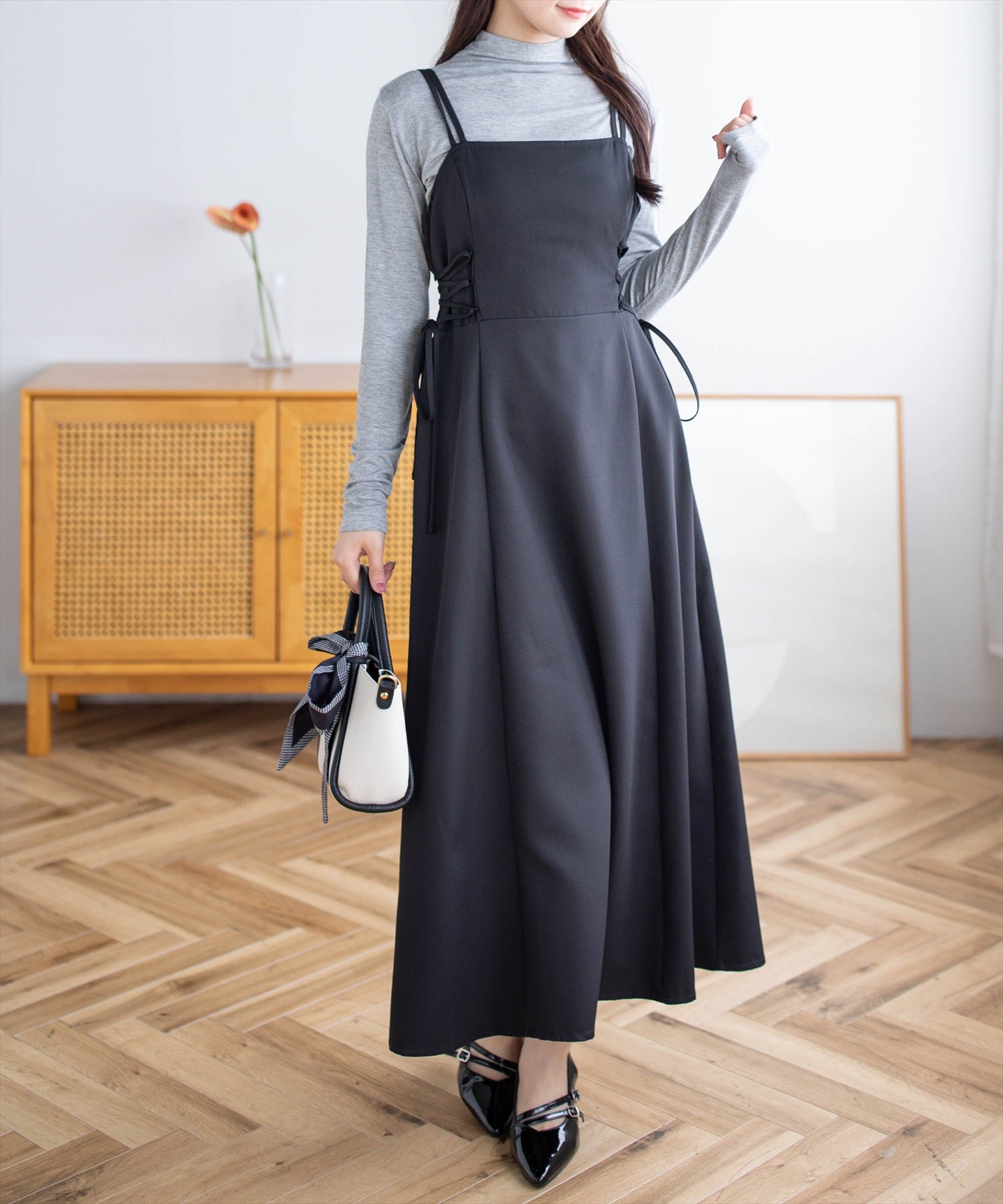 CLEAR BASIC≪新作≫レースアップワンピース[CL10091] | レディース