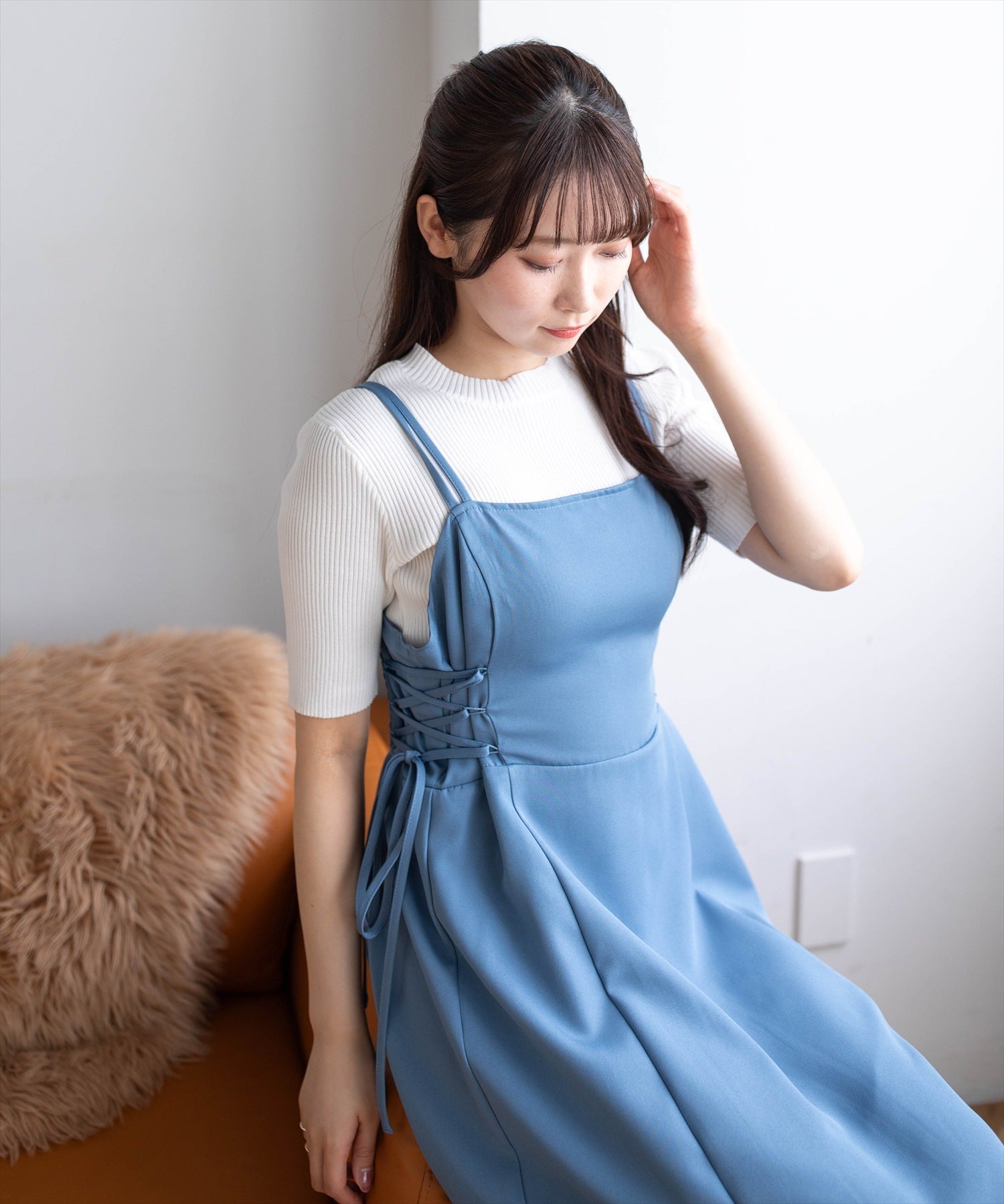 CLEAR BASIC≪新作≫レースアップワンピース[CL10091] | レディース