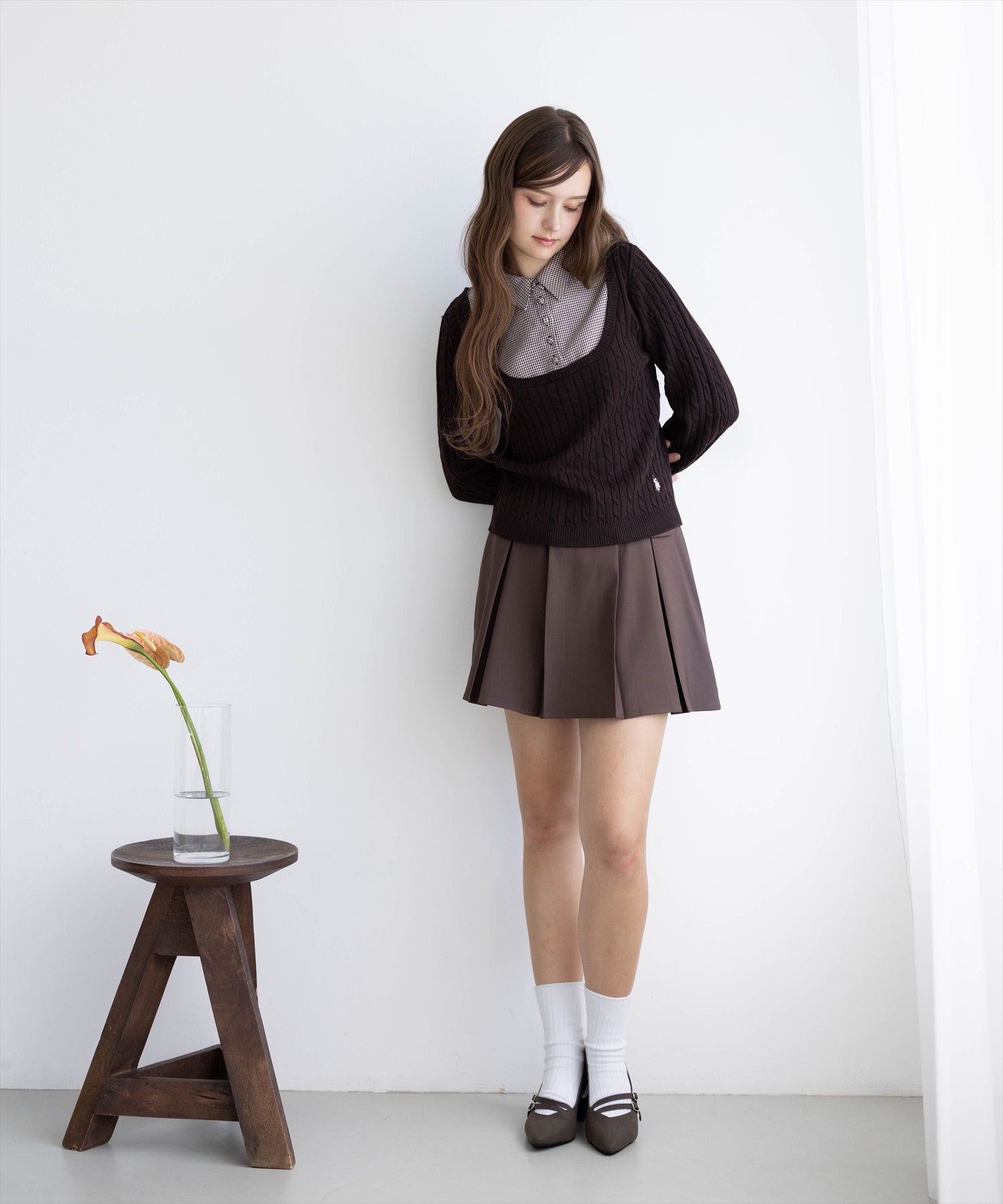172cm/ブラウン着用