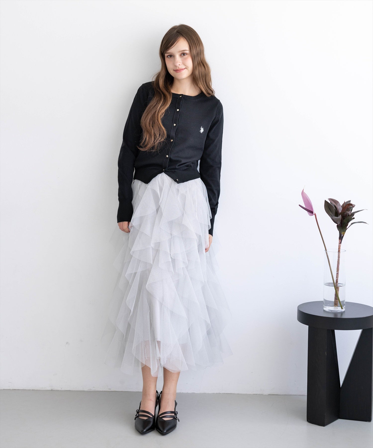 172cm/ブラック着用