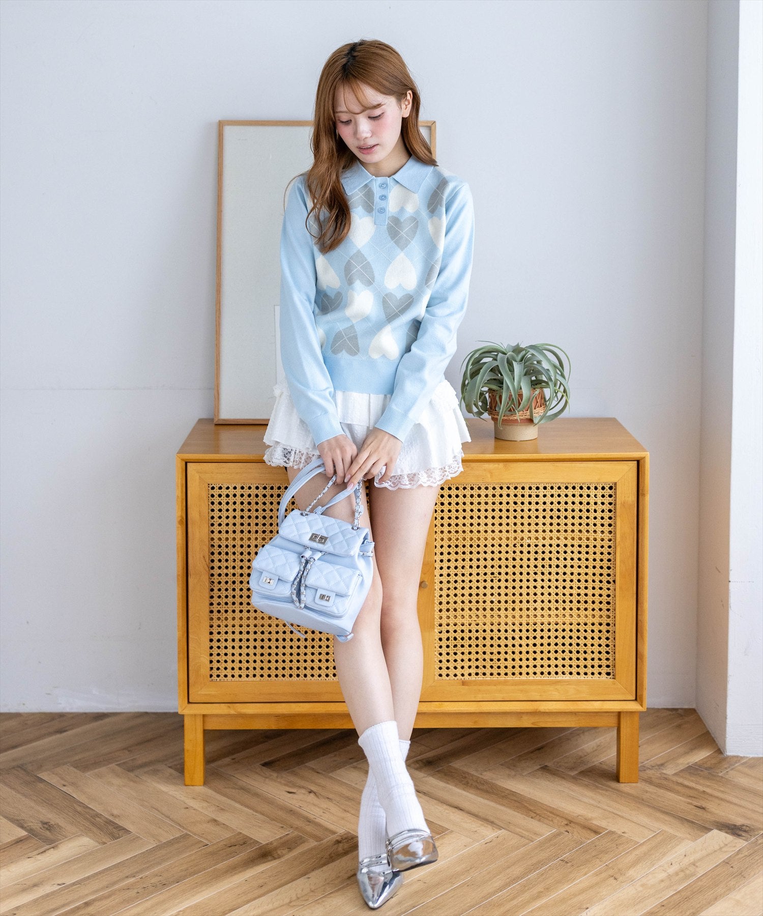 161cm/サックス着用