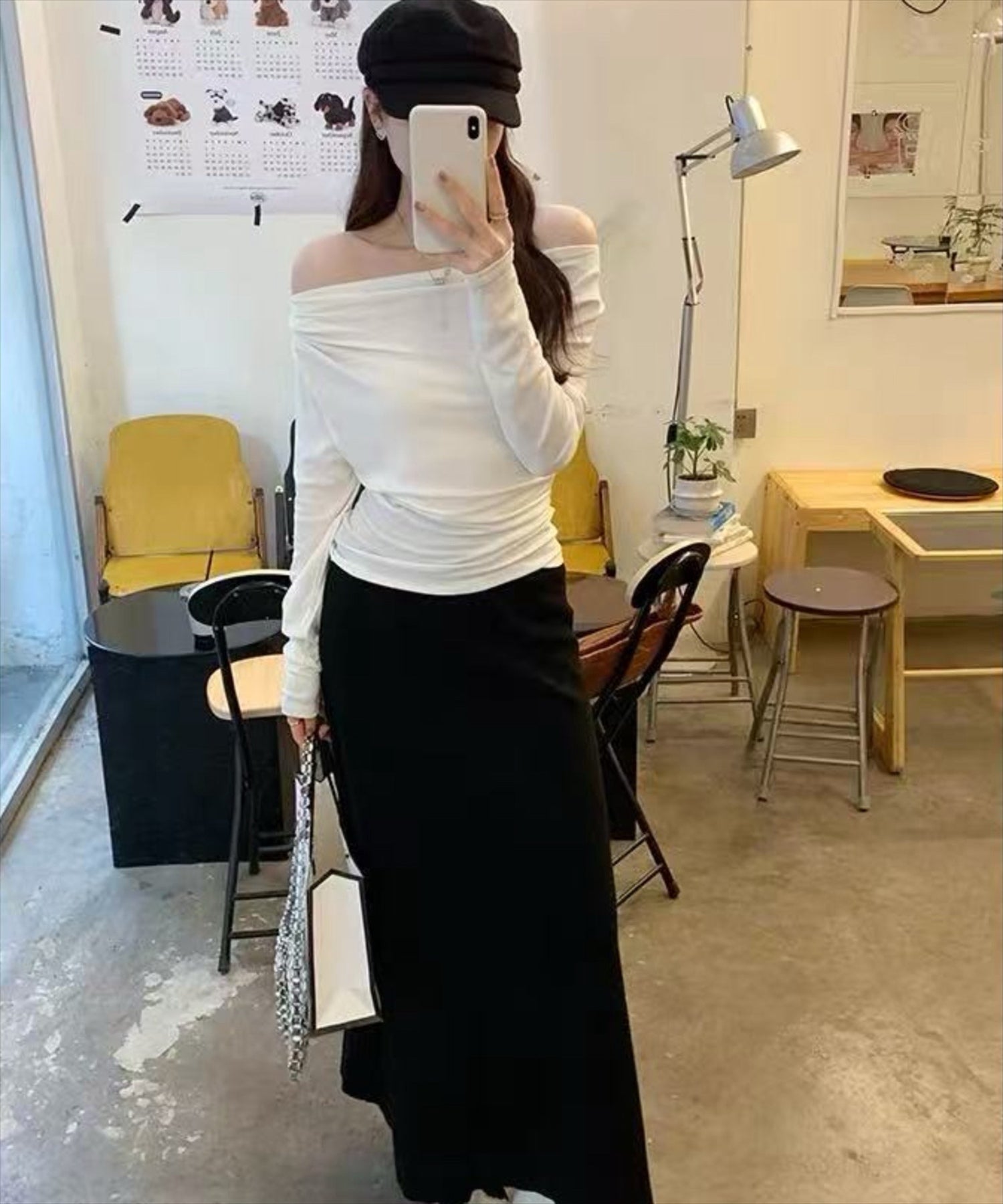 アイボリー着用