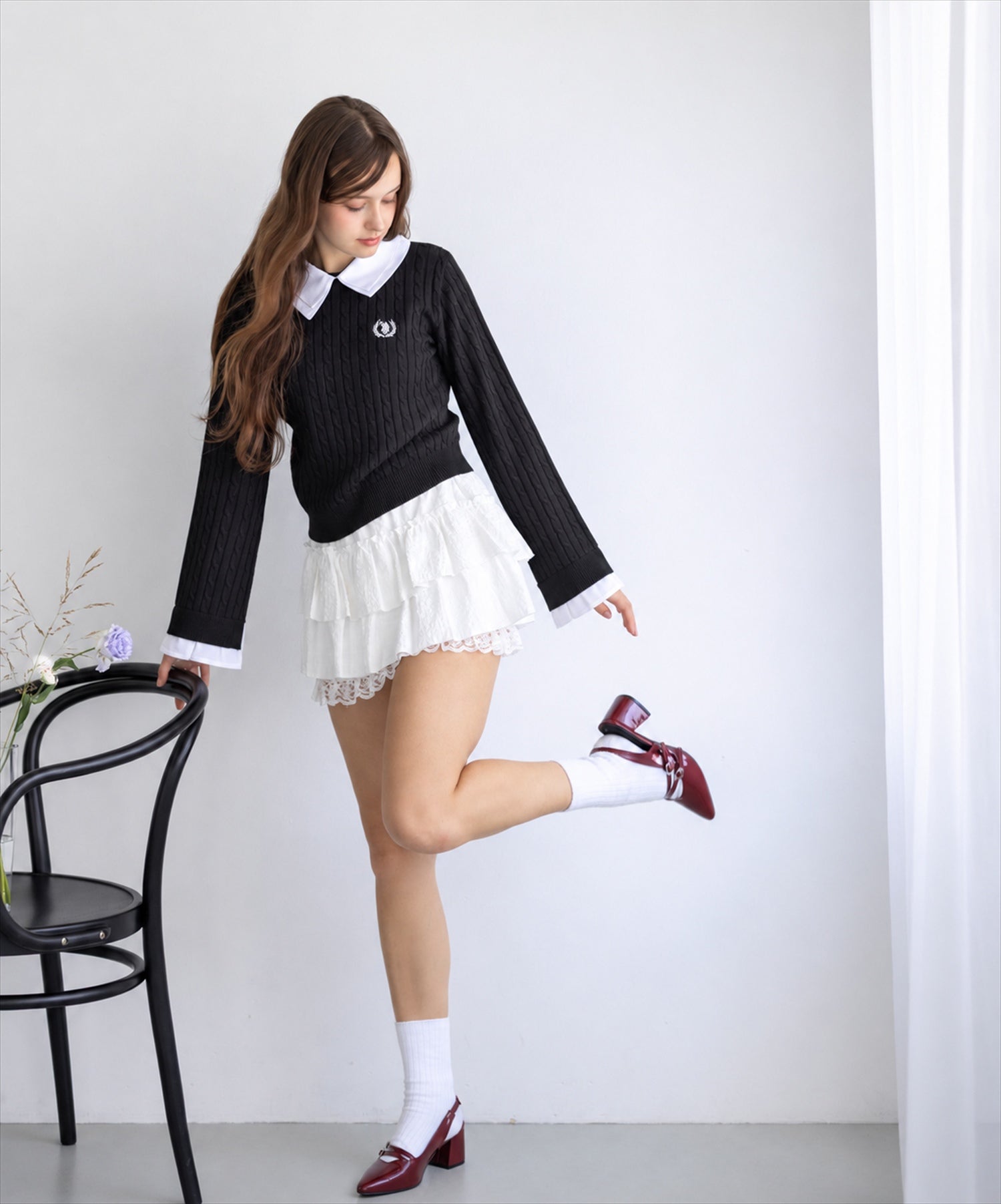 172cm/ブラック着用