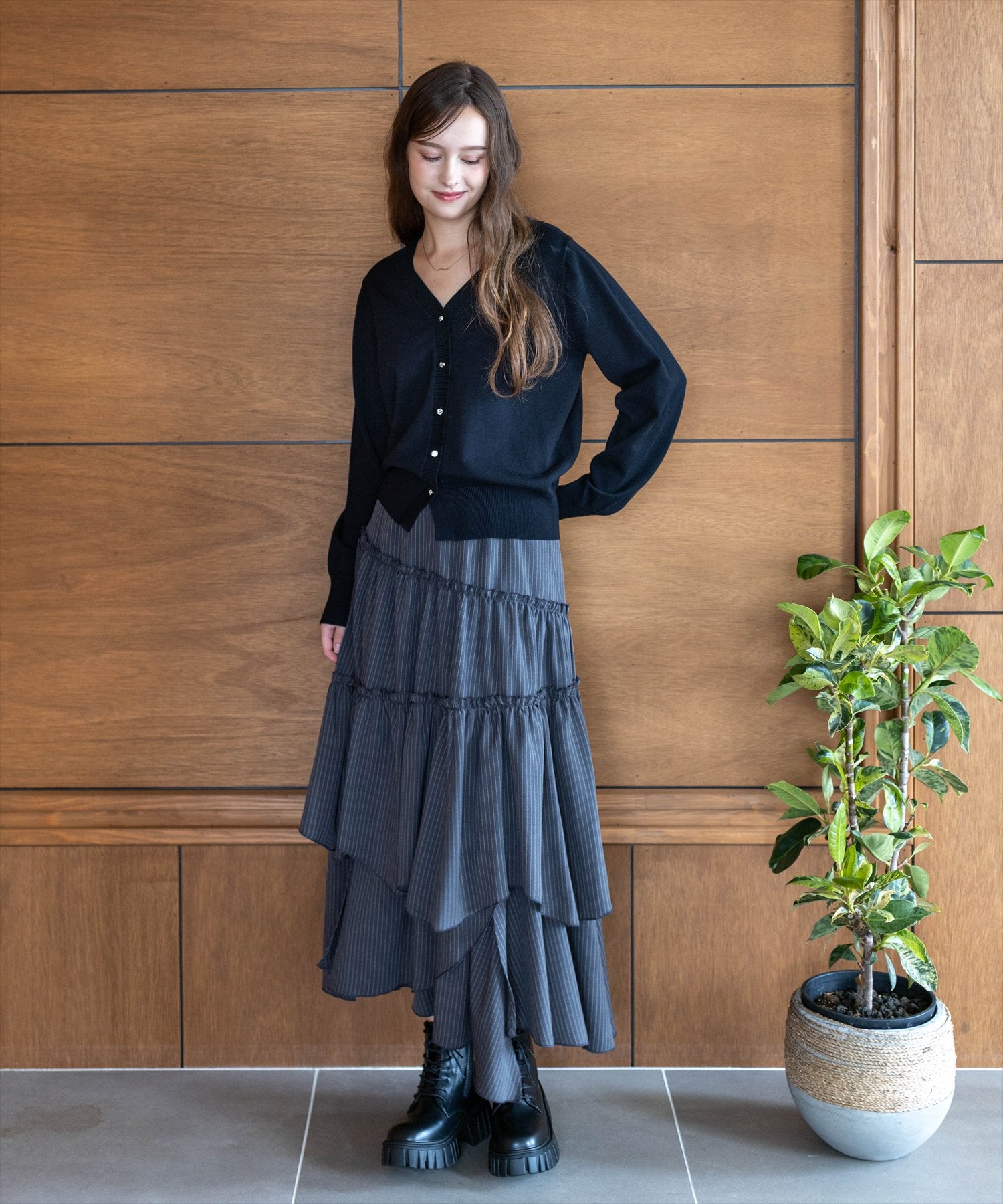172cm/ブラック着用