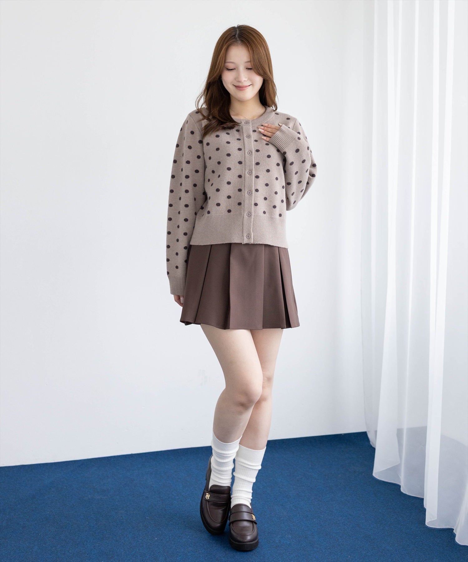 163cm/モカ着用