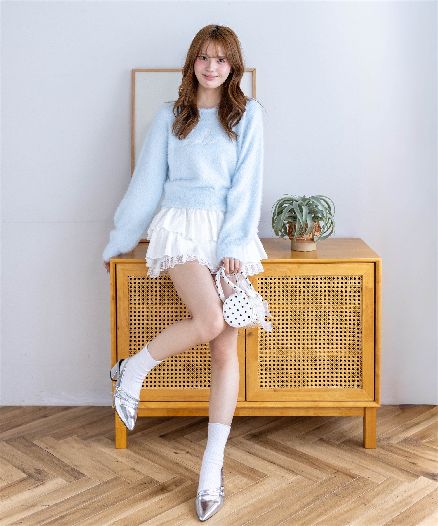 161cm/サックス着用