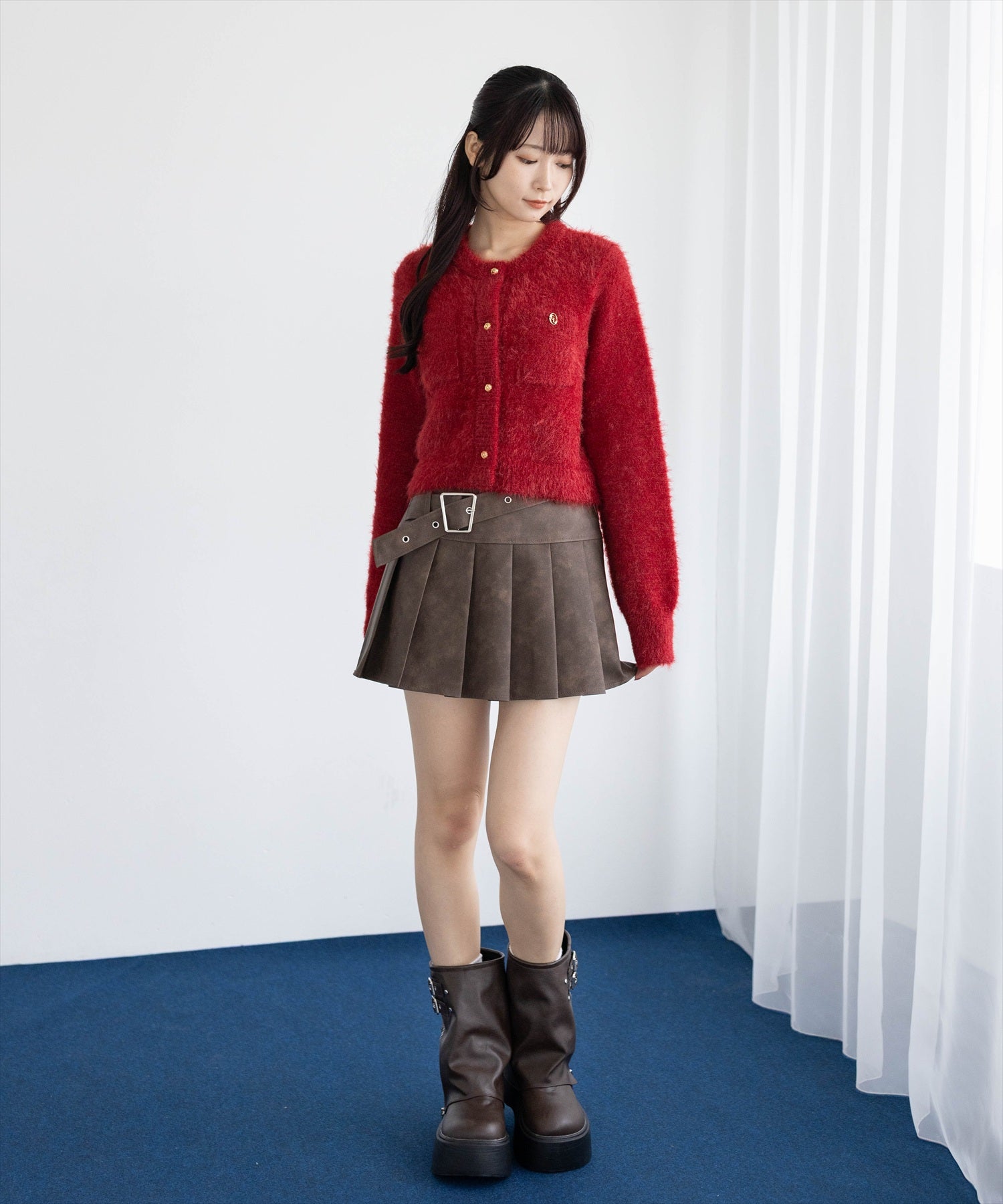 162cm/ボルドー着用
