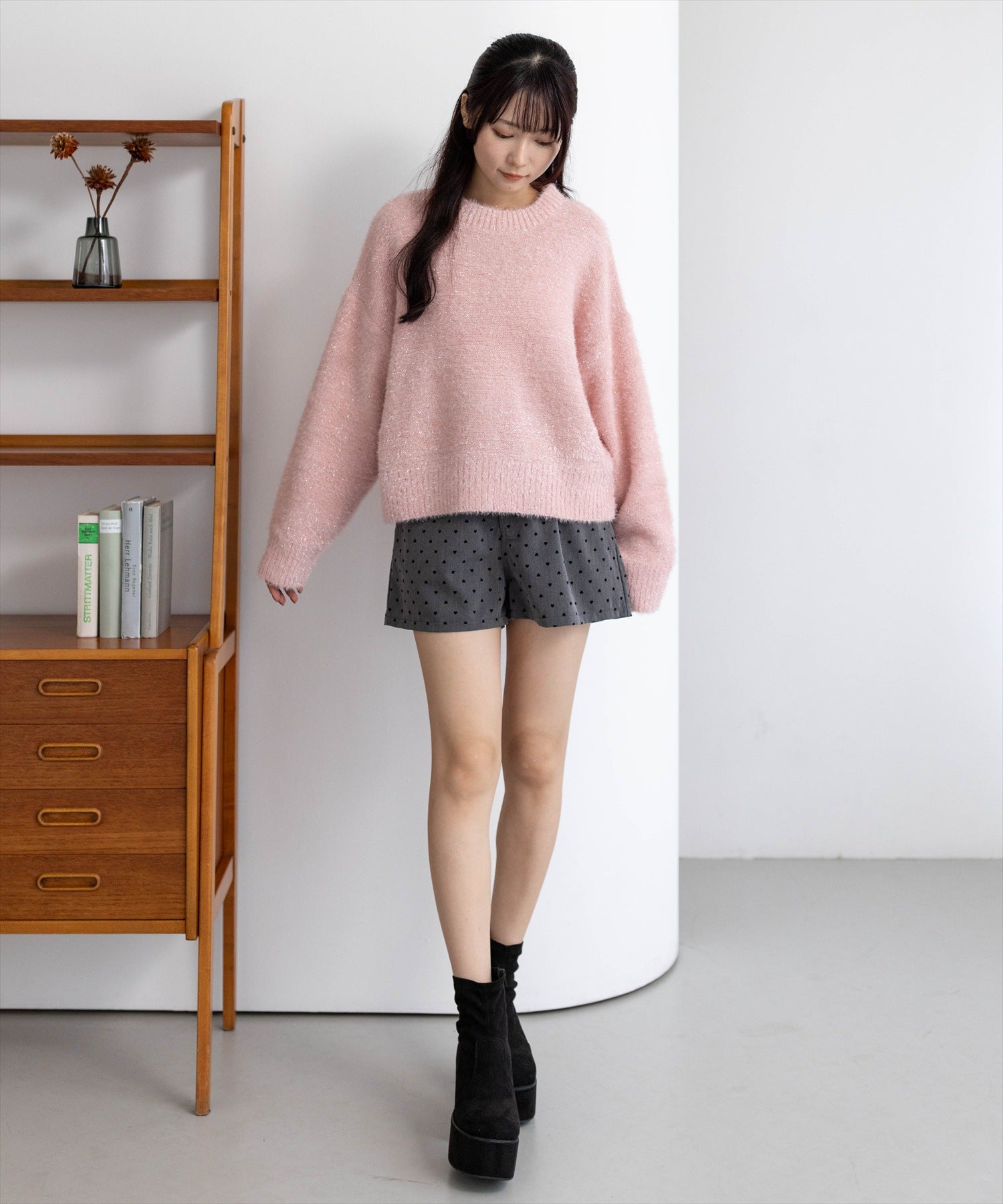 162cm/ピンク着用